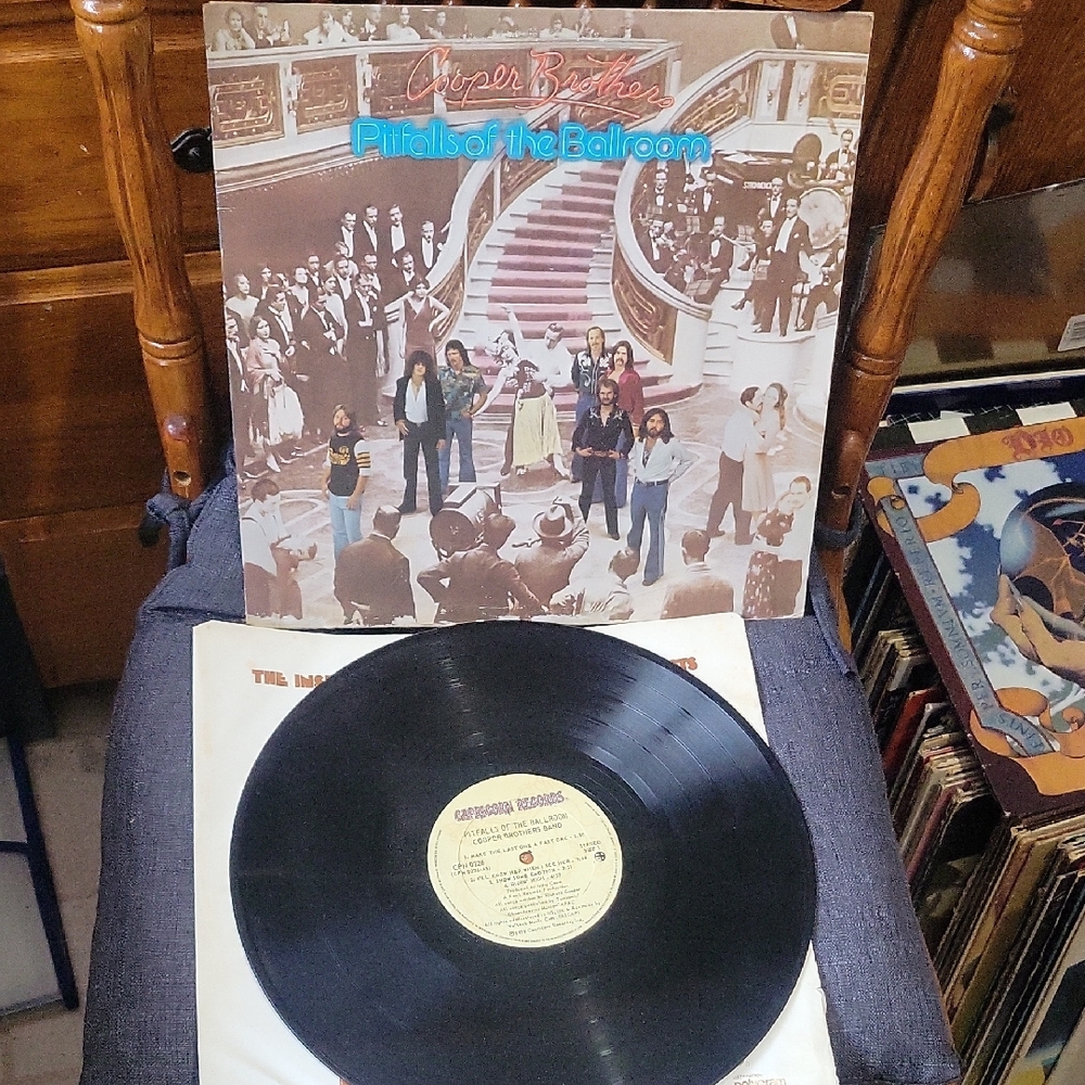 Cooper Brothers~ Pitfalls of the Ballroom Vinyl Record with Album Cover